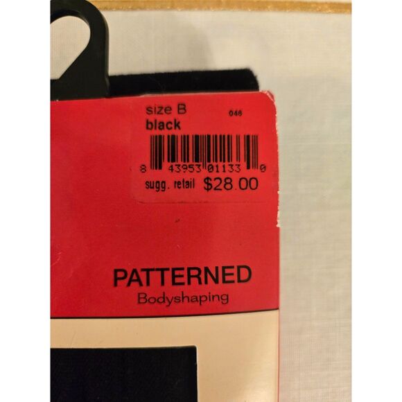 Spanx Patterned Tight-End Tights Size B NWT Black - Picture 2 of 4